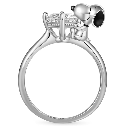 Snoopy 925 Sterling Silver Ring